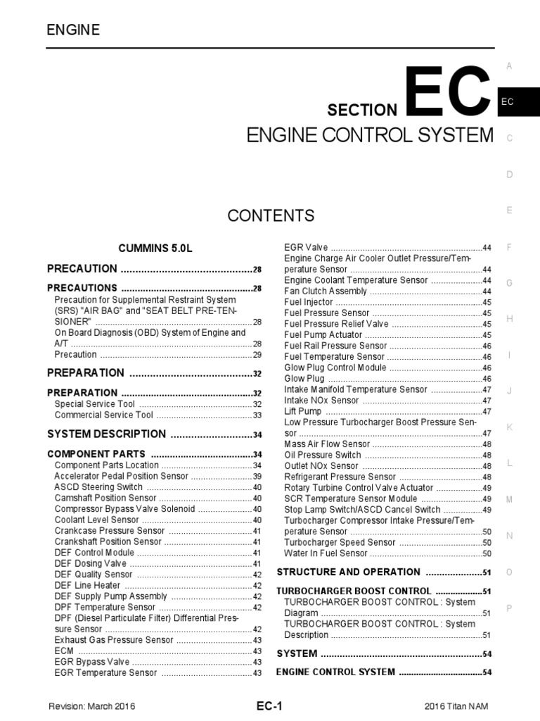 Engine Control System Overview | PDF | Turbocharger | Fuel Injection