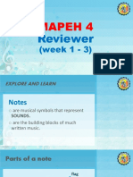 MAPEH4 - Reviewer - Week 1-3 PDF