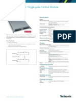 7705 40-Channel, Single-Pole Control Module: Datasheet