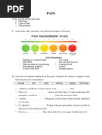 McGill Short Form Pain Questionnaire | PDF