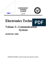 Electronics Technician: Volume 3-Communications Systems