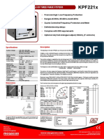 KPF221x: Frequency Guard For Single or Three Phase Systems