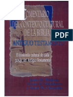 Comentario Del Contexto Cultural de la Biblia Antiguo Testamento (1)