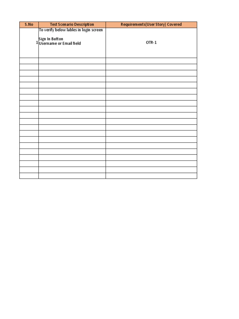 Sample Scenario Document | PDF | Password | User (Computing)