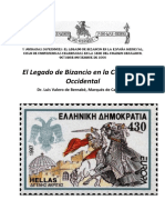 El Legado de Bizancio en La Caballeria PDF