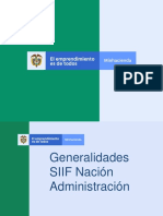 Presentacion Generalidades SIIF Nacion Admin
