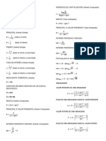 Formulas (1) - 1