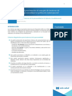 Aproximación Al Concepto de Trastorno de Personalidad en Población Infanto - Juvenil