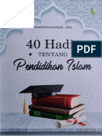 40 Hadits Tentang Pendidikan Islam