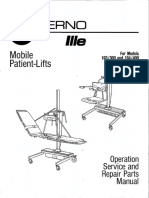 Manual de Usuario y Servicio Sistema de Elevación de Pacientes Ferno Ille 193-300, 194-400 (Inglés) PDF