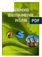 Instrumentos de gestion ambiental