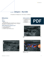 Cas Cliniques Thyroïde PDF