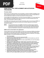 EEM4 Field Activation Procedure