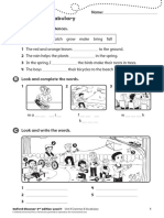 Unit 8 Grammar & Vocabulary: Complete The Sentences