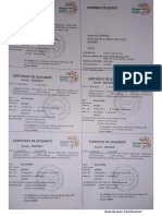 Certificat de Scolarité PDF