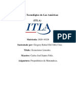 Ecuación Lineal Práctica PDF