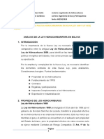 Análisis de la recuperación de la propiedad de los hidrocarburos en Bolivia