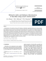 Refractiveindexandthicknessdeterminationofthin-filmsusingLloydsinterferometer.pdf