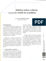 Estrategias Didácticas Activas Reformas Educativas: Revisión de Un Problema