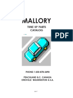 Mallory Tune Up Parts Catalog