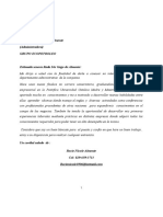 Carta Auto Presentacion (Lengua Espanola)