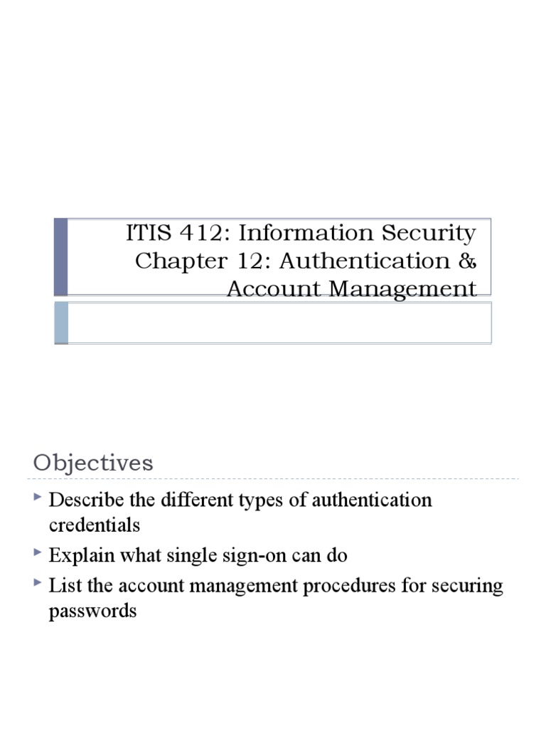 Authentication and Credential Management | PDF | Password | Biometrics