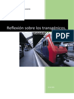 Reflexion Sobre Los Transgenicos