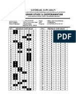 STIKKU biostatistics exam answer sheet