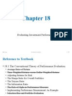 Chapter 18 - Evaluating Investment Performance