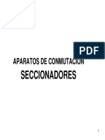 Aparatos de Conmutacion I, Seccionadores