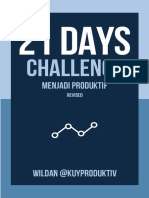 21 Days Challenge Menjadi Produktif REVISED