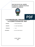 Funcion del Presidente del la Republica 1826.pdf