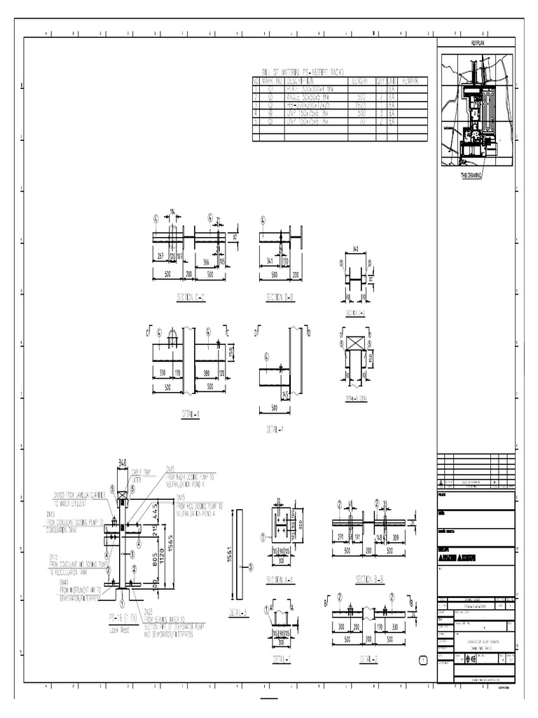 Pipe Rack Fabrication Drawing PS-16 | PDF | Nature