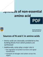 202synthesis of Nonessential Amino Acids - Lec 02 PDF