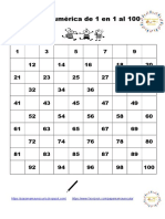 Serie Numérica de 1 en 1 Al 100 PDF
