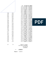 Excel de media de muestras relacionadas