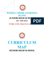 Weekly Home Learning Plans: Junior High School