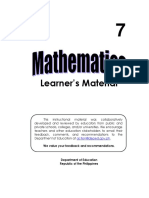 Math 7 Learners Material