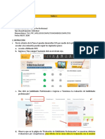 LPA y cuestionario autocalificado T3