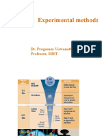 Genomics: Experimental Methods: Dr. Pragasam Viswanathan Professor, SBST