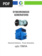 TDPS - Generator Brochure | PDF | Electric Generator | Turbine