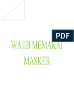 Wajib Memakai Masker