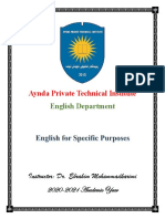 Aynda Private Technical Institute: English Department