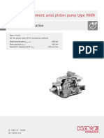 Variable Displacement Axial Piston Pump Type V60N: Product Documentation