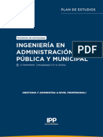 Programa de Continuidad Ing. Adm Publica