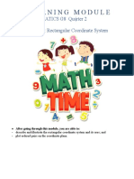 Learning Module: Mathematics G8 Quarter 2 Module 1: Rectangular Coordinate System