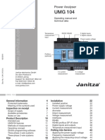 Janitza Manual UMG104 en