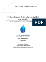 Perkembangan Sistem Operasi Di PC Dan Mo