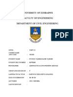 NYUNGU T.T .MG103 Labreports ( SIEVE ANALYSIS AND SPECIFIC GRAVITY TETS)