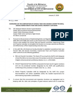 Division Memorandum No. 24, S. 2020